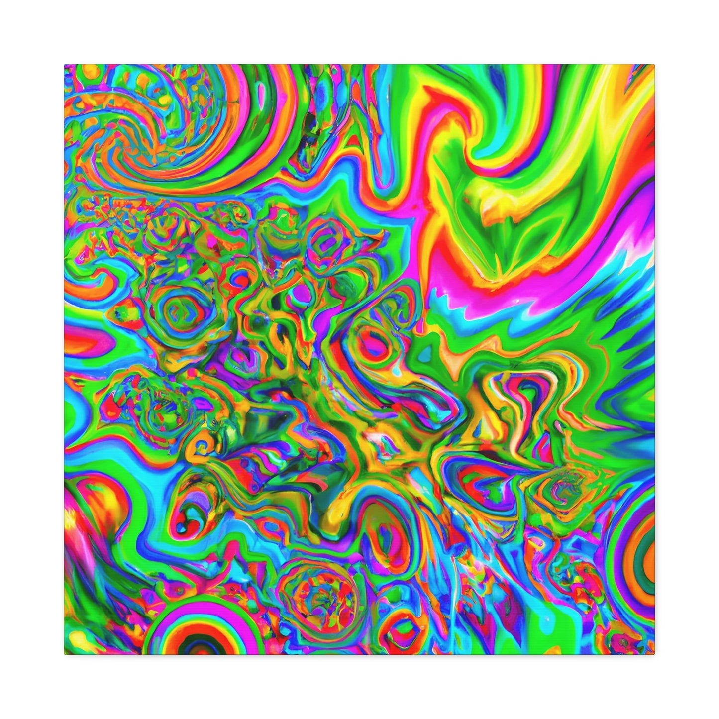 Rainbow Blossom - Canvas