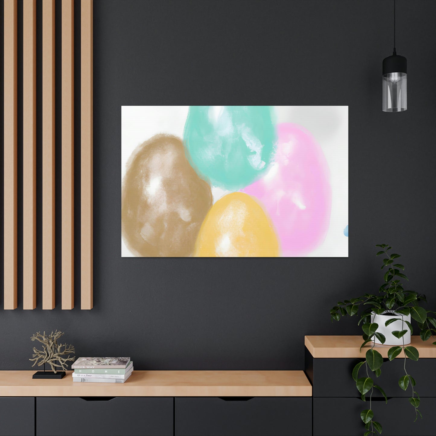 Easter Basket Brights. - Canvas