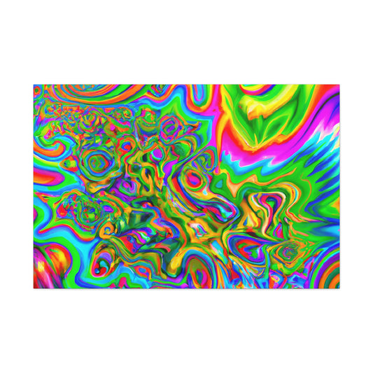 Rainbow Blossom - Canvas