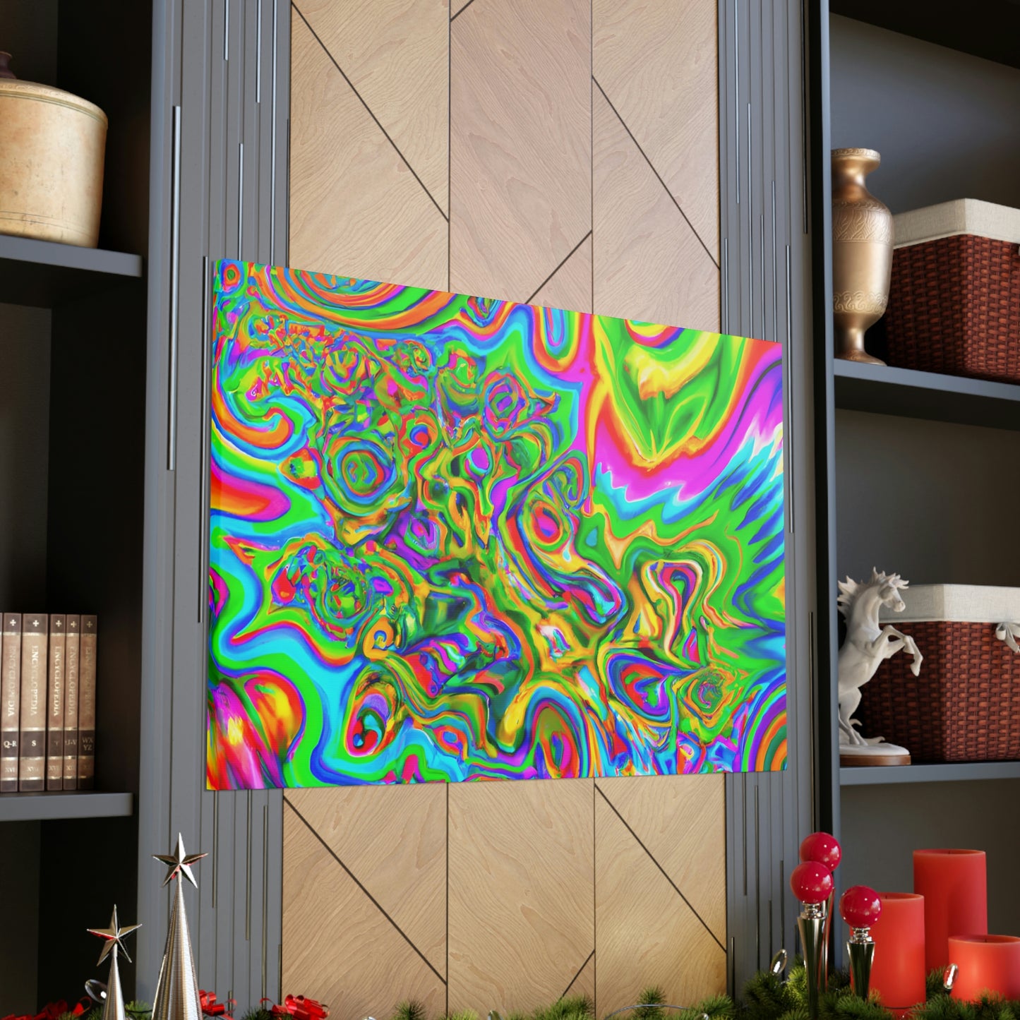 Rainbow Blossom - Canvas