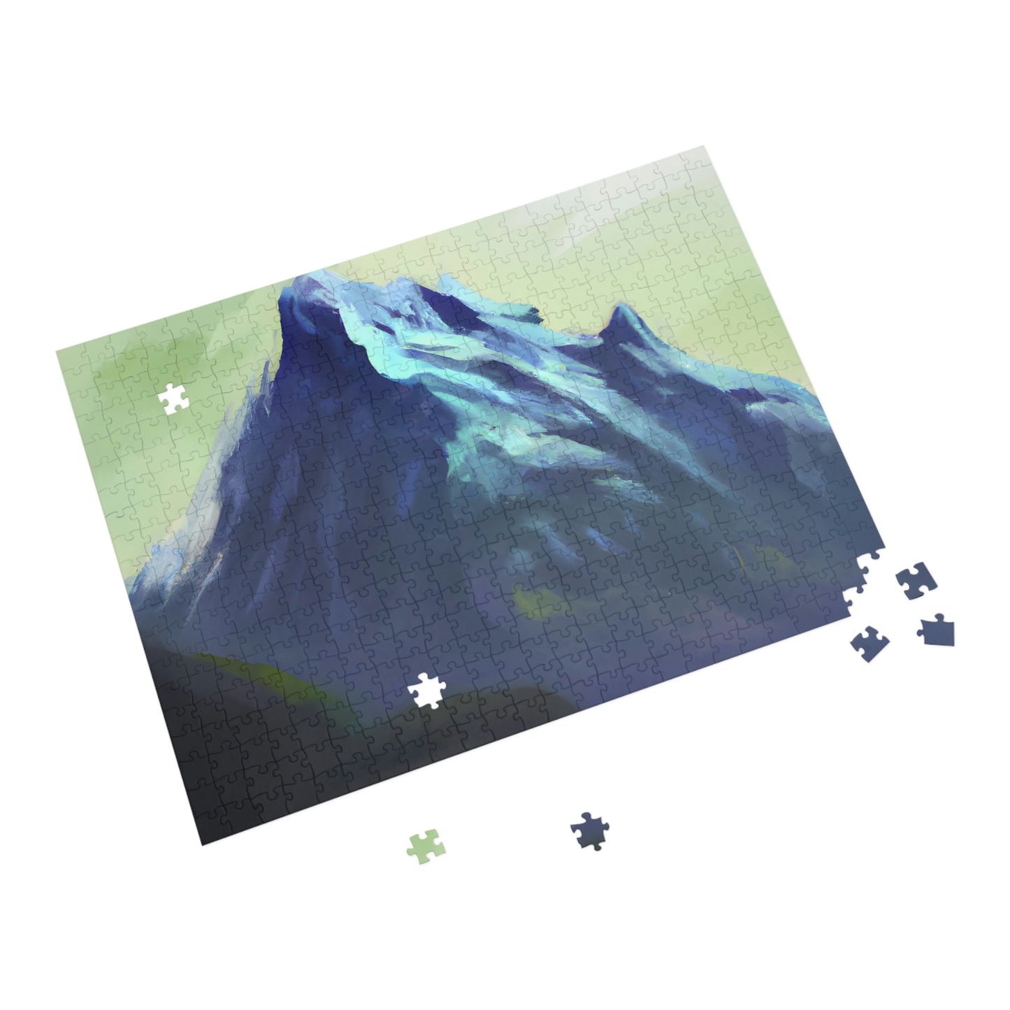 Crystal Peak Mountains - Puzzle