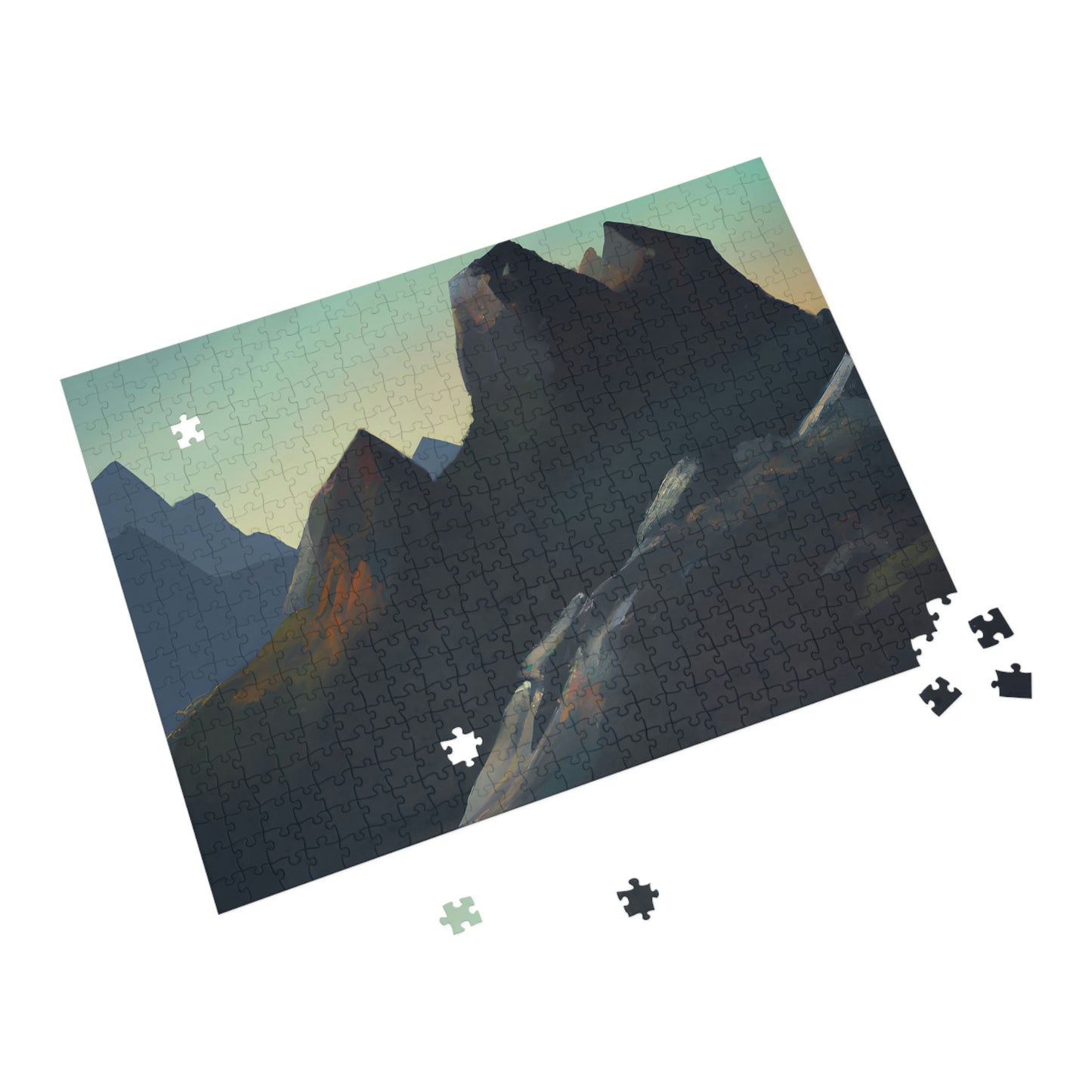 Majestic Crest Mountains - Puzzle