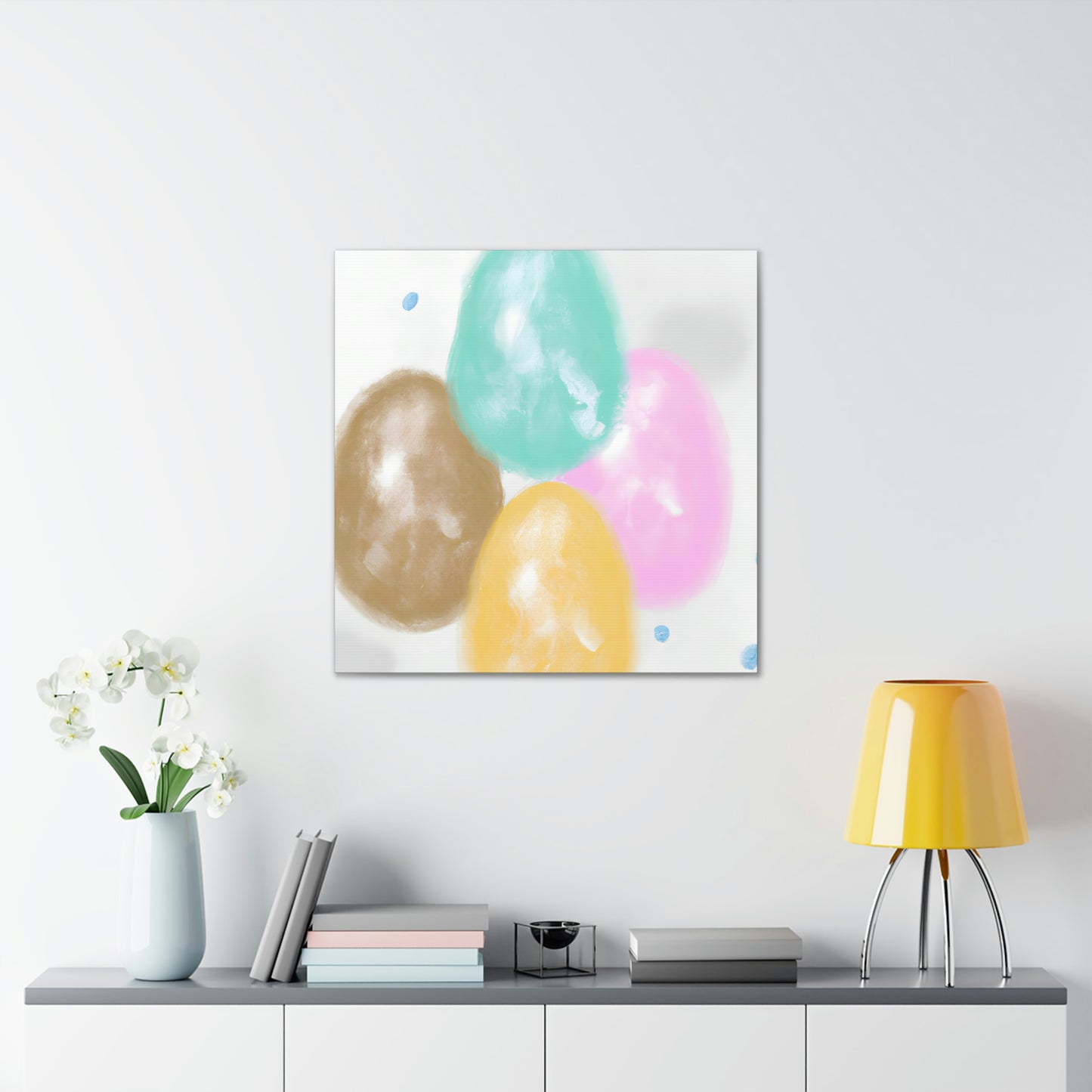 Easter Basket Brights. - Canvas