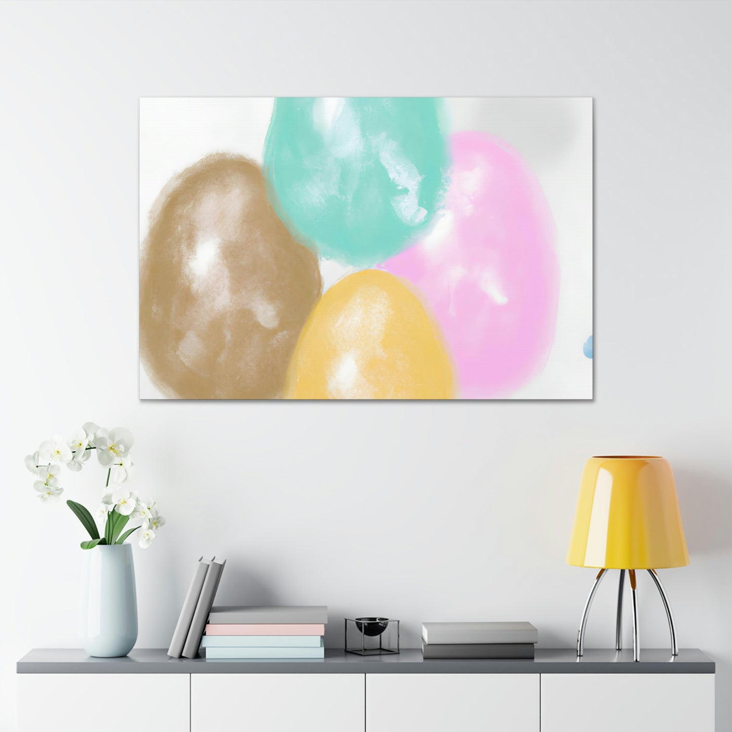 Easter Basket Brights. - Canvas