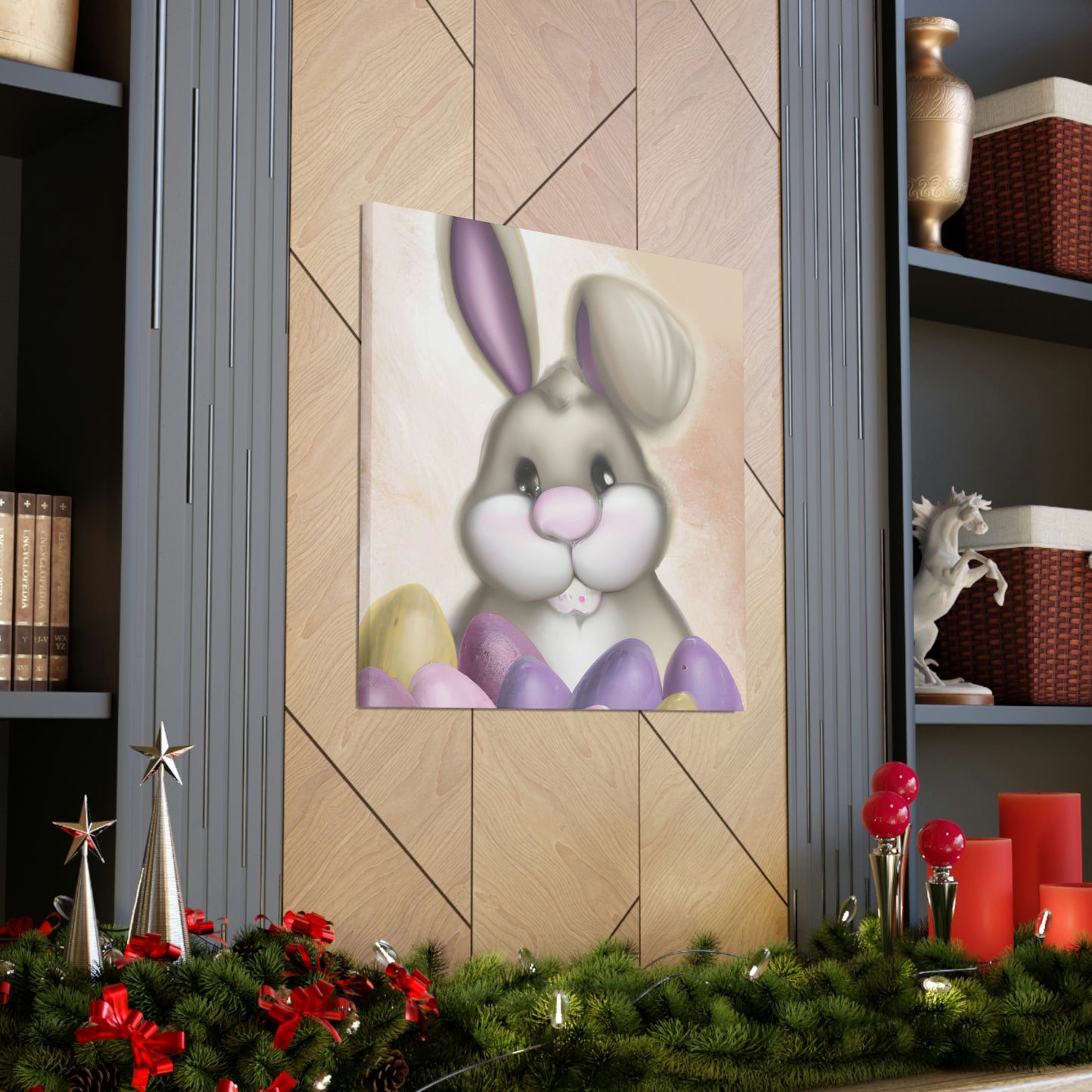 "Hopping Through Easter" - Canvas