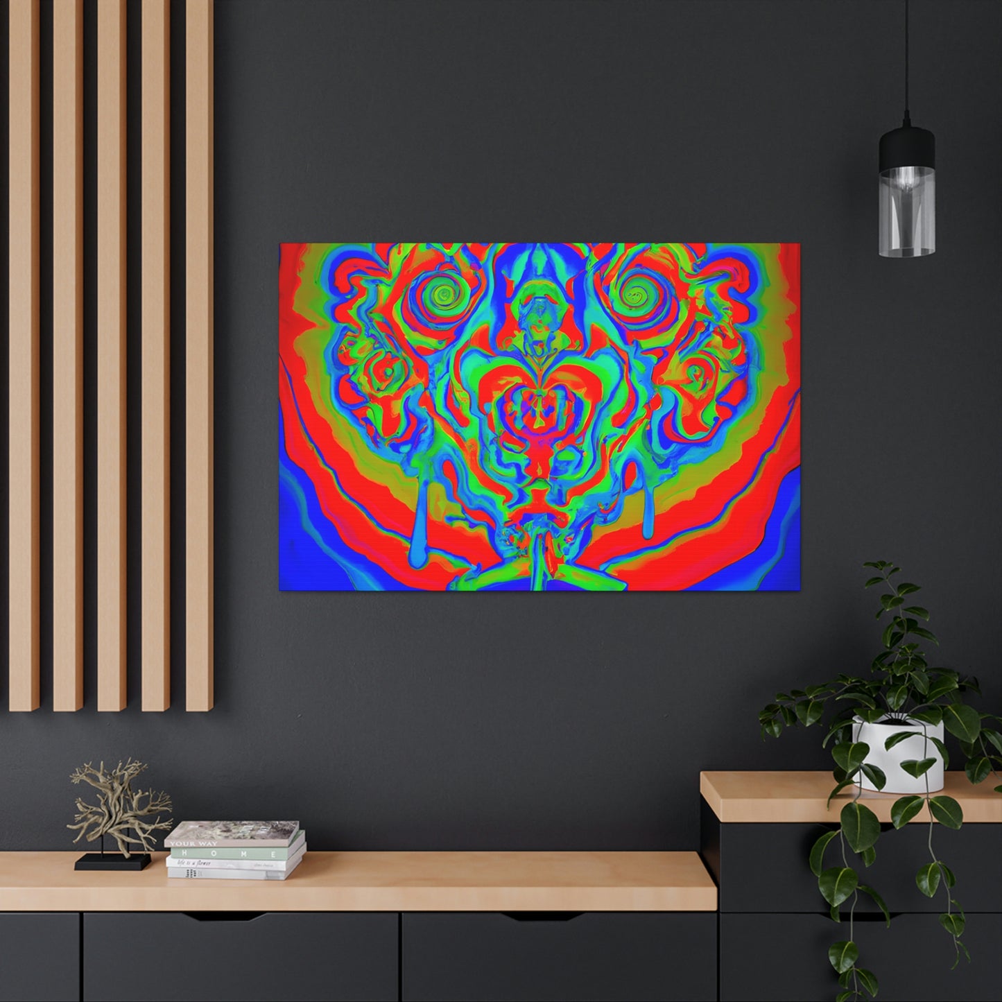 Butterfly Rainbowflower - Canvas