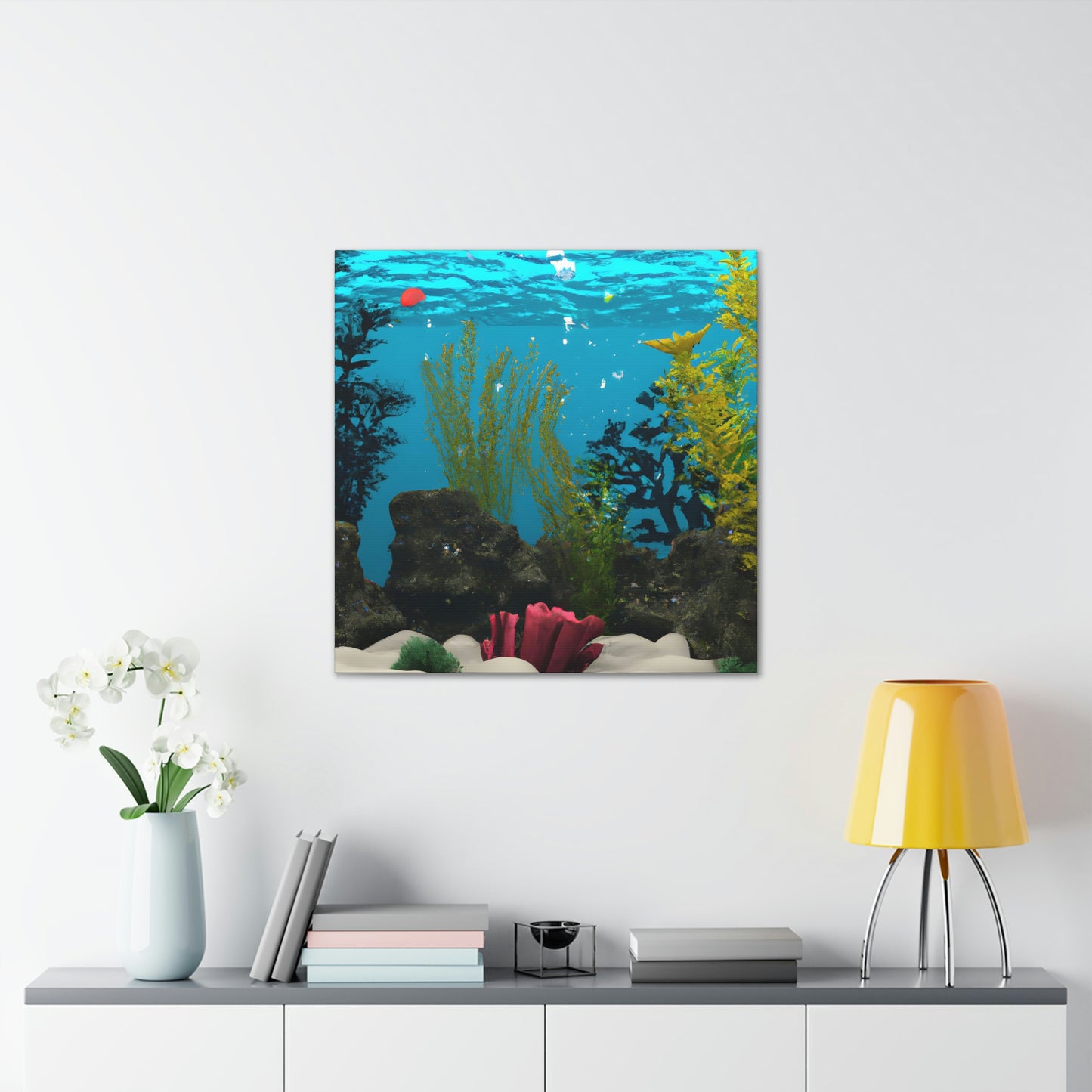 Coral Sea Pyramid - Canvas