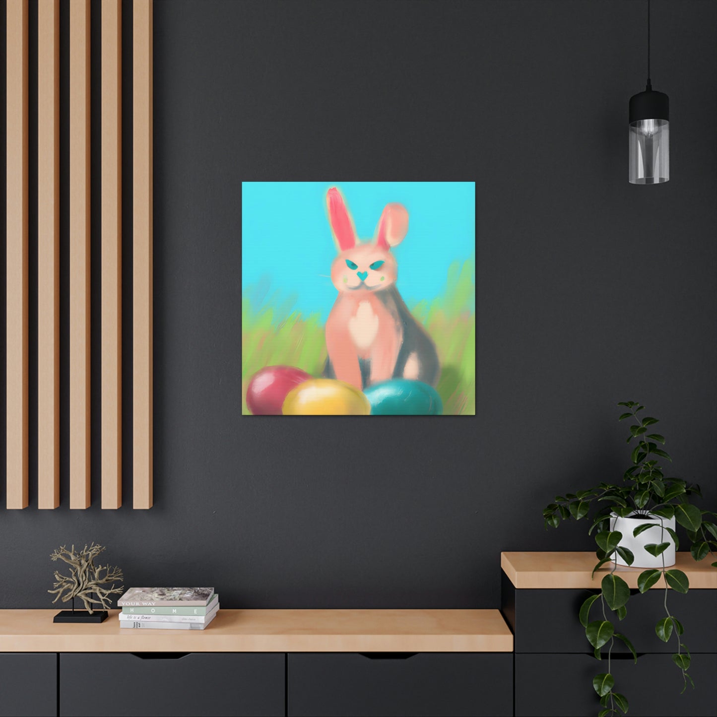 "The Easter Bunny's Bounty" - Canvas