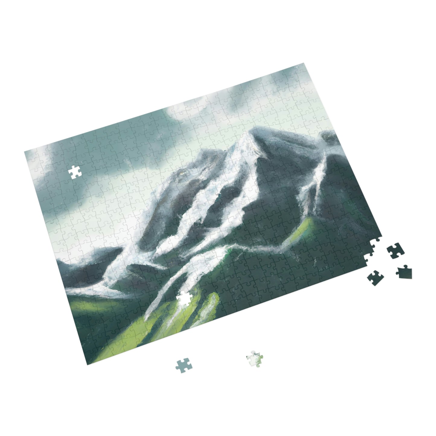 The Blue Peaks. - Puzzle