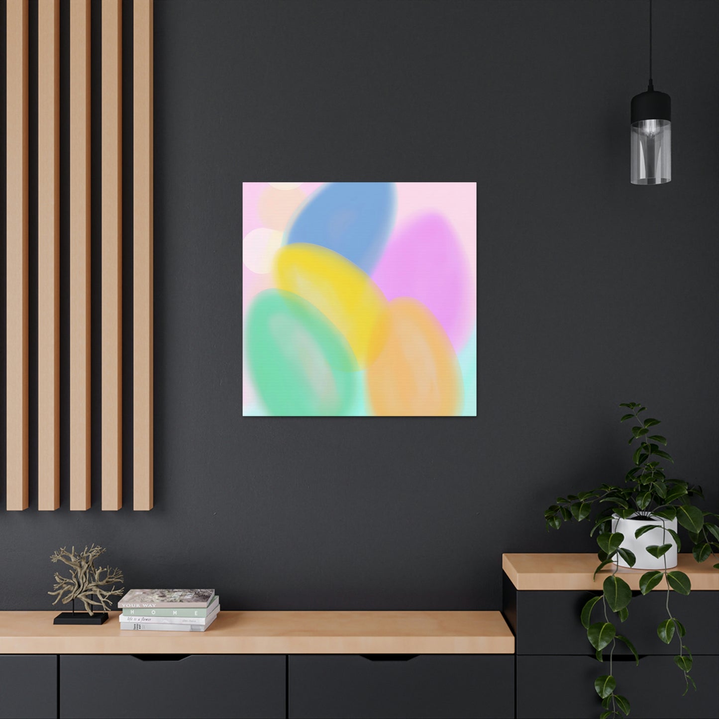 Spring Pastel Splendor - Canvas