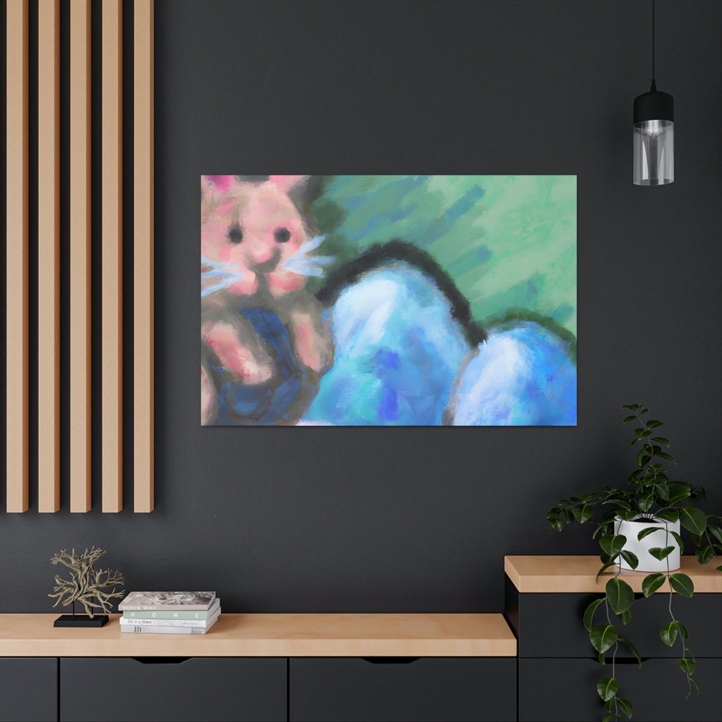 "Bunny Hop" - Canvas