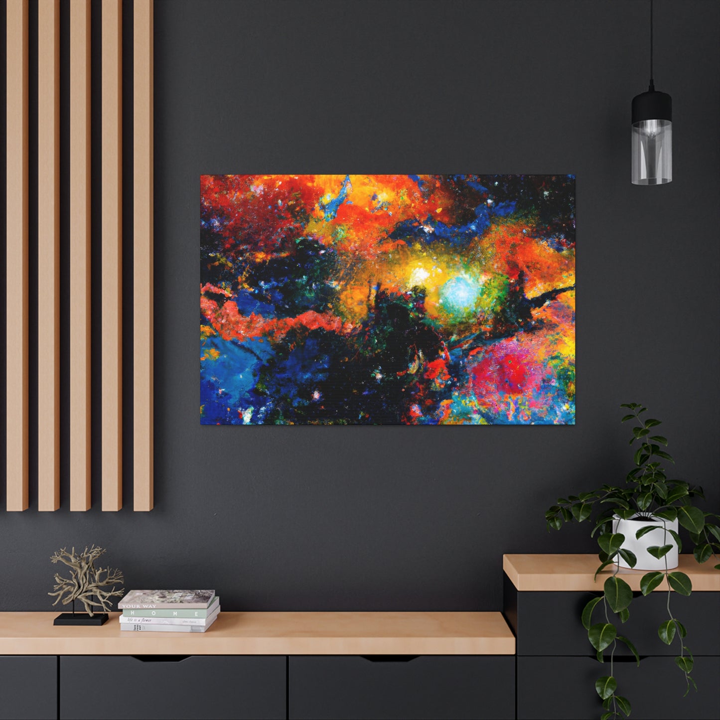 Stargazer's Cosmic Dream - Canvas