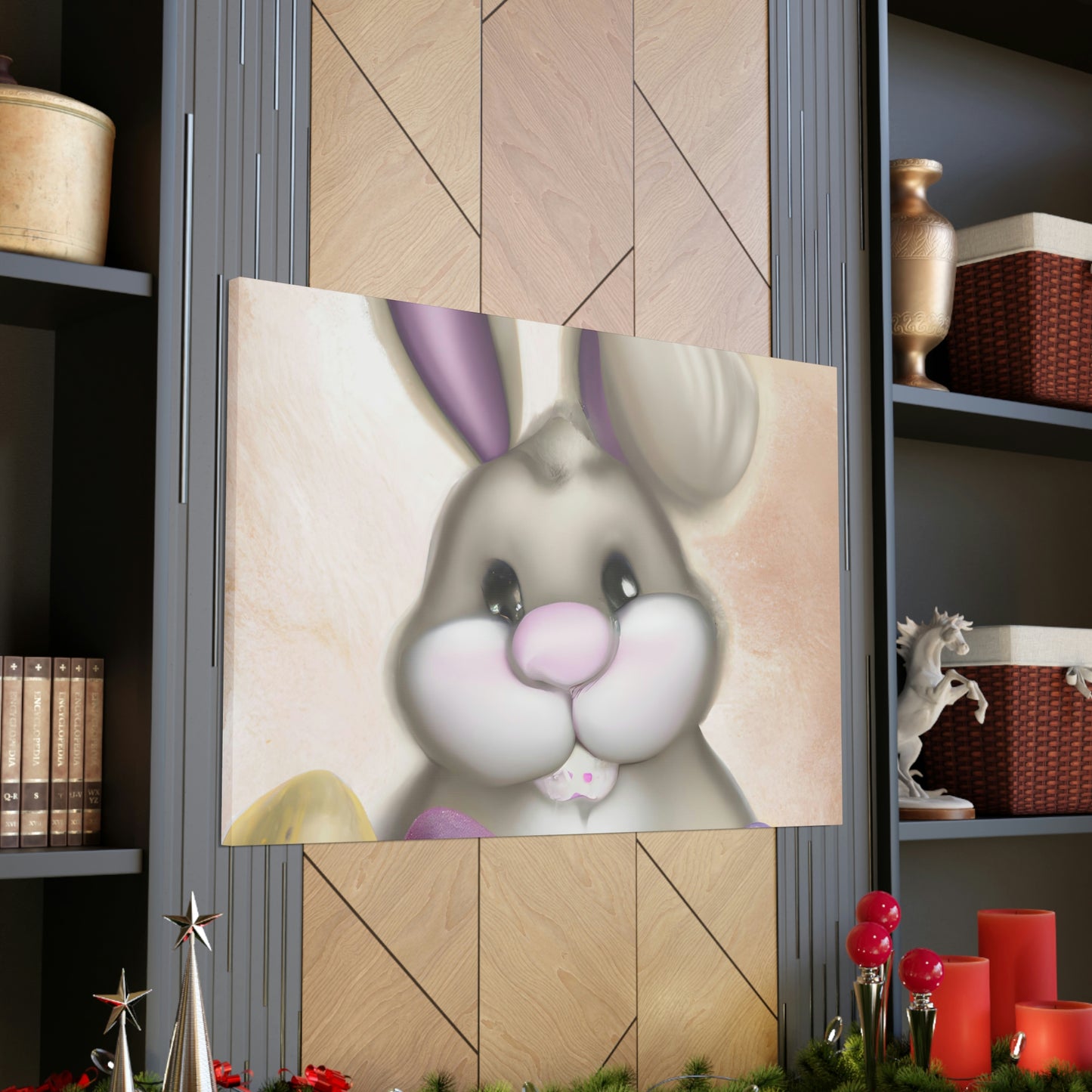 "Hopping Through Easter" - Canvas