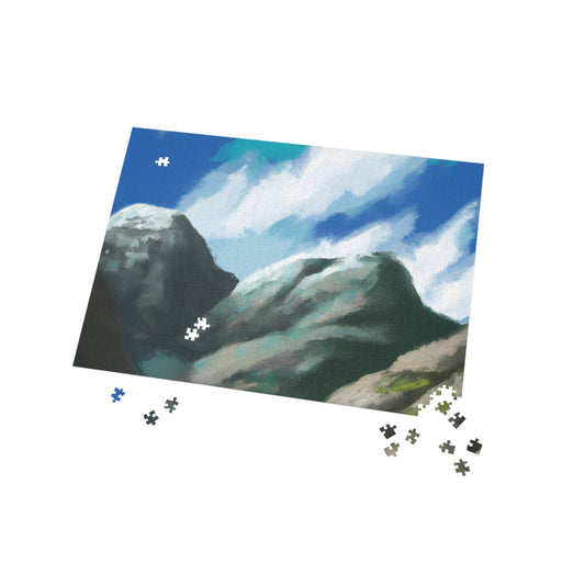 Majestic Peak Mountain Range - Puzzle