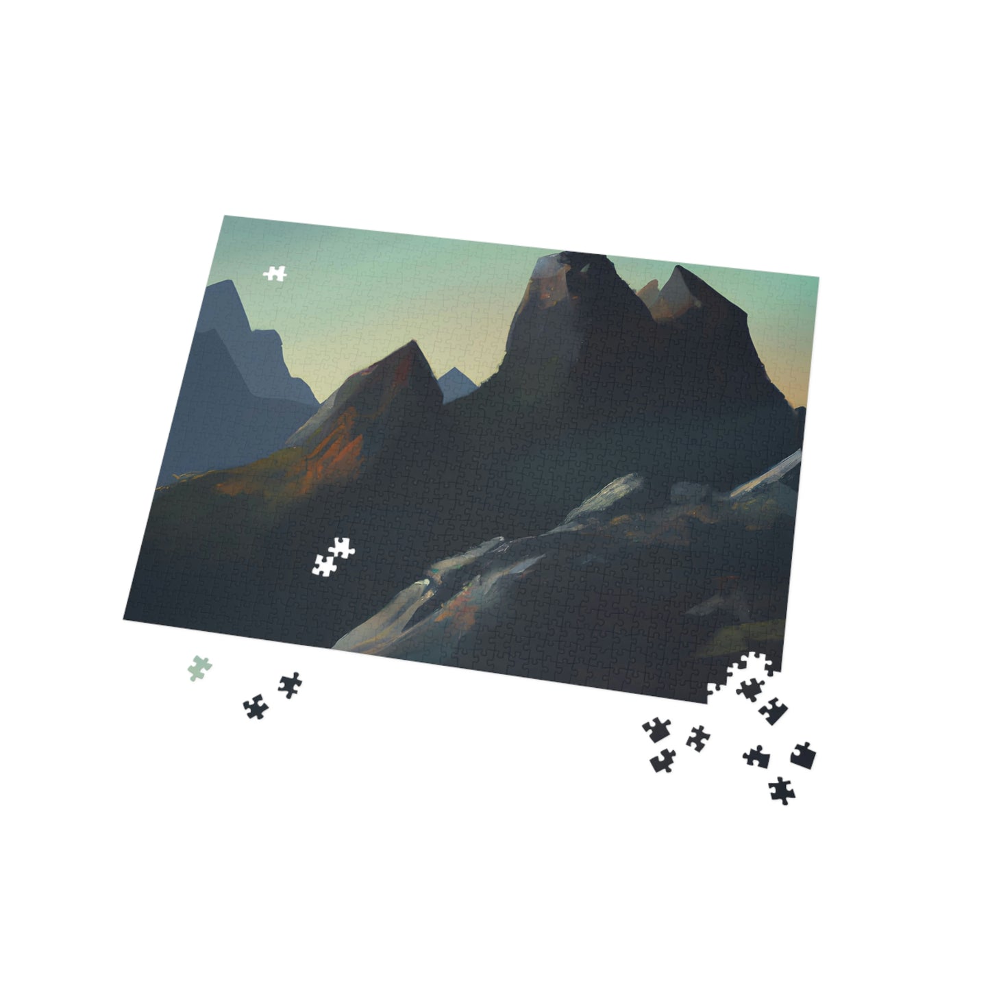 Majestic Crest Mountains - Puzzle