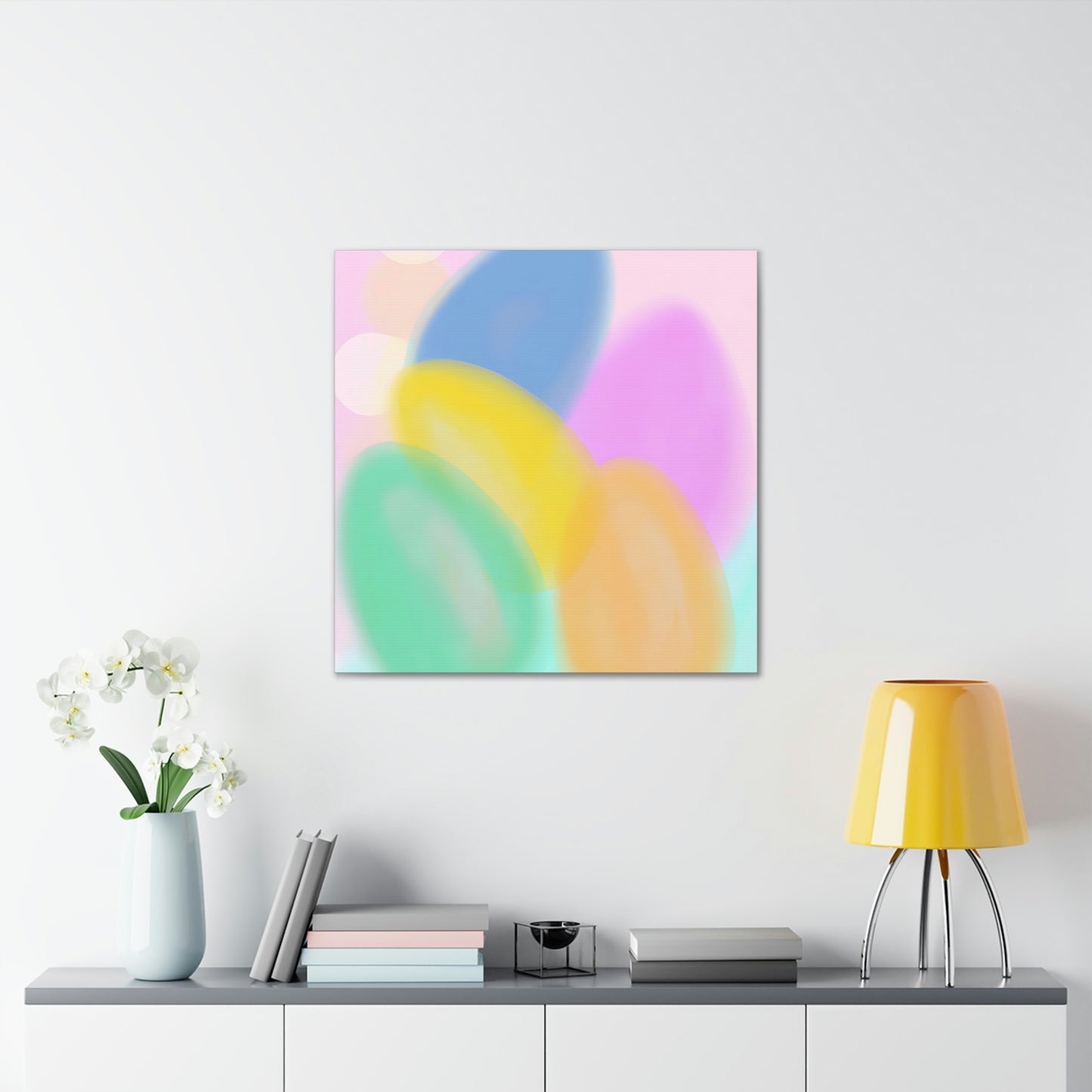 Spring Pastel Splendor - Canvas