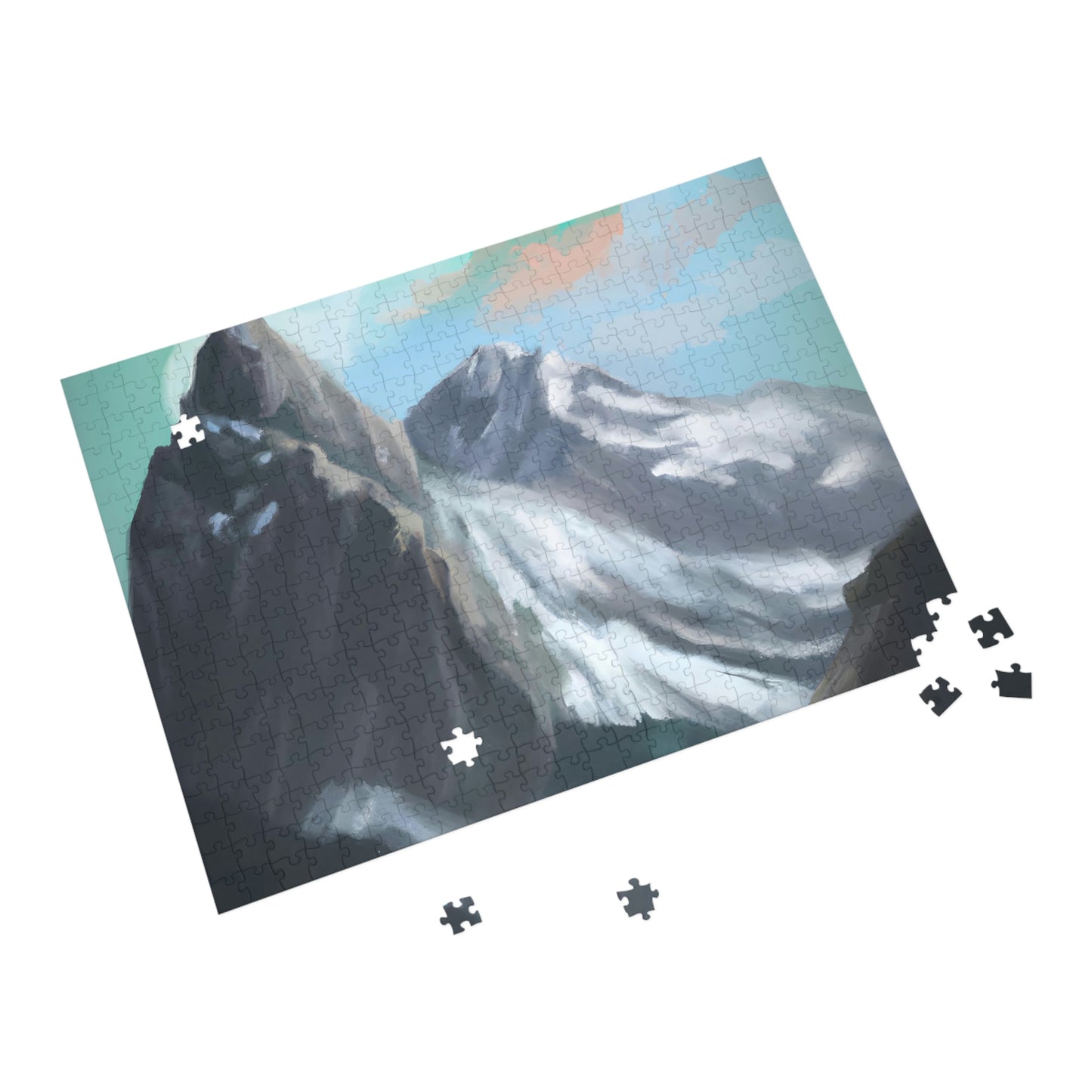 River's Edge Mountains - Puzzle