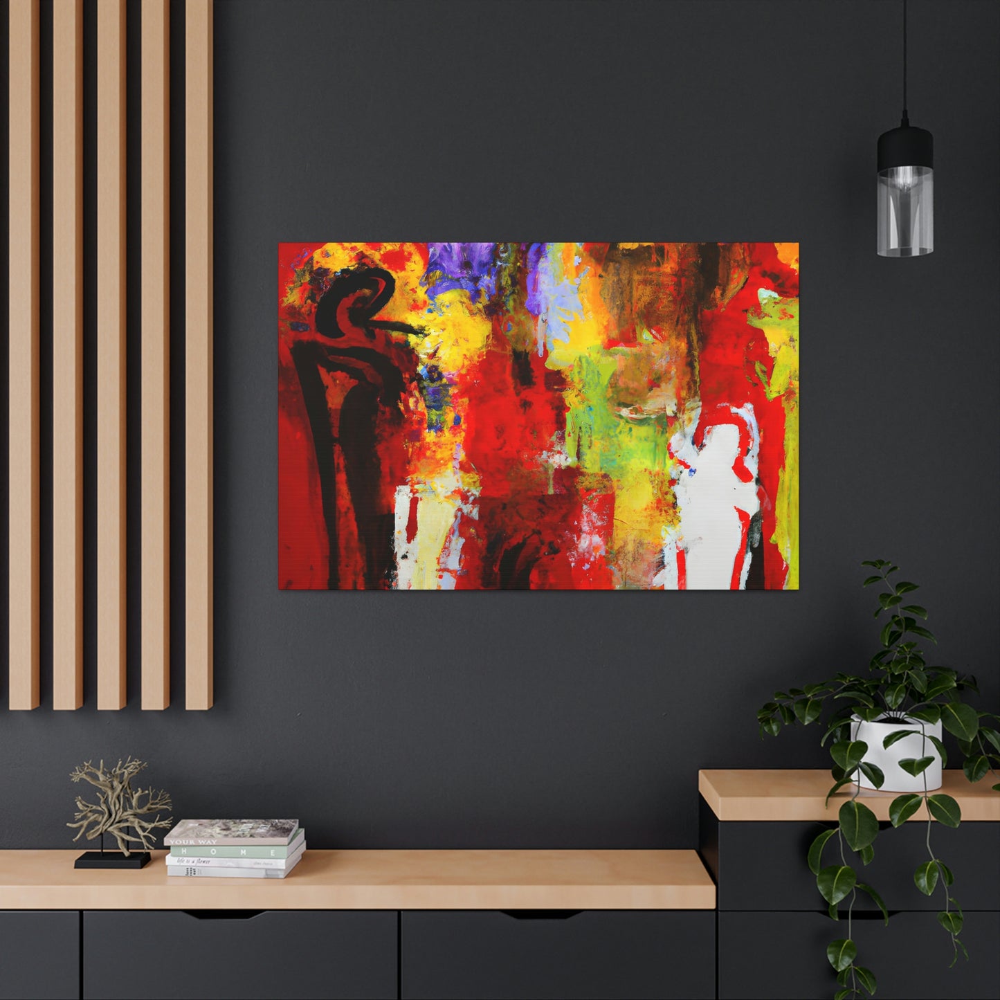 "La Vie Rouge" - Canvas