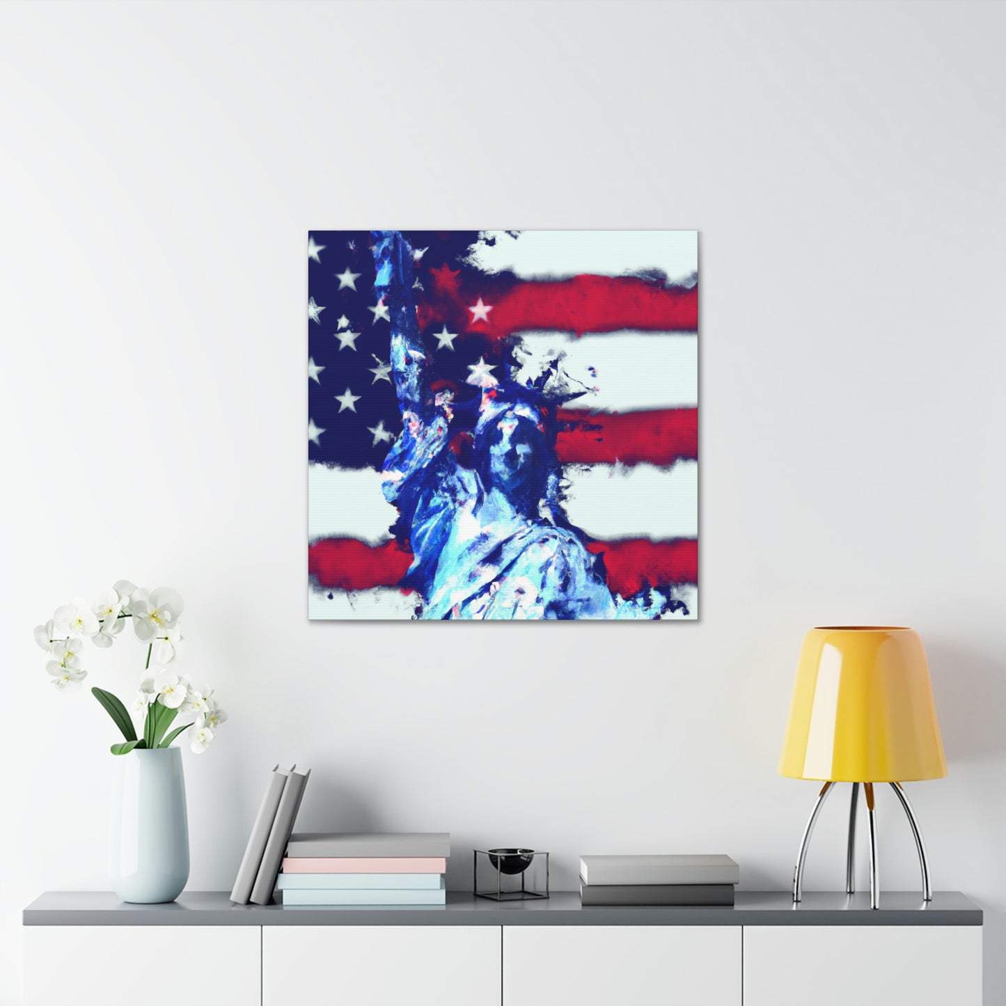 Statue of Liberty Flag - Canvas