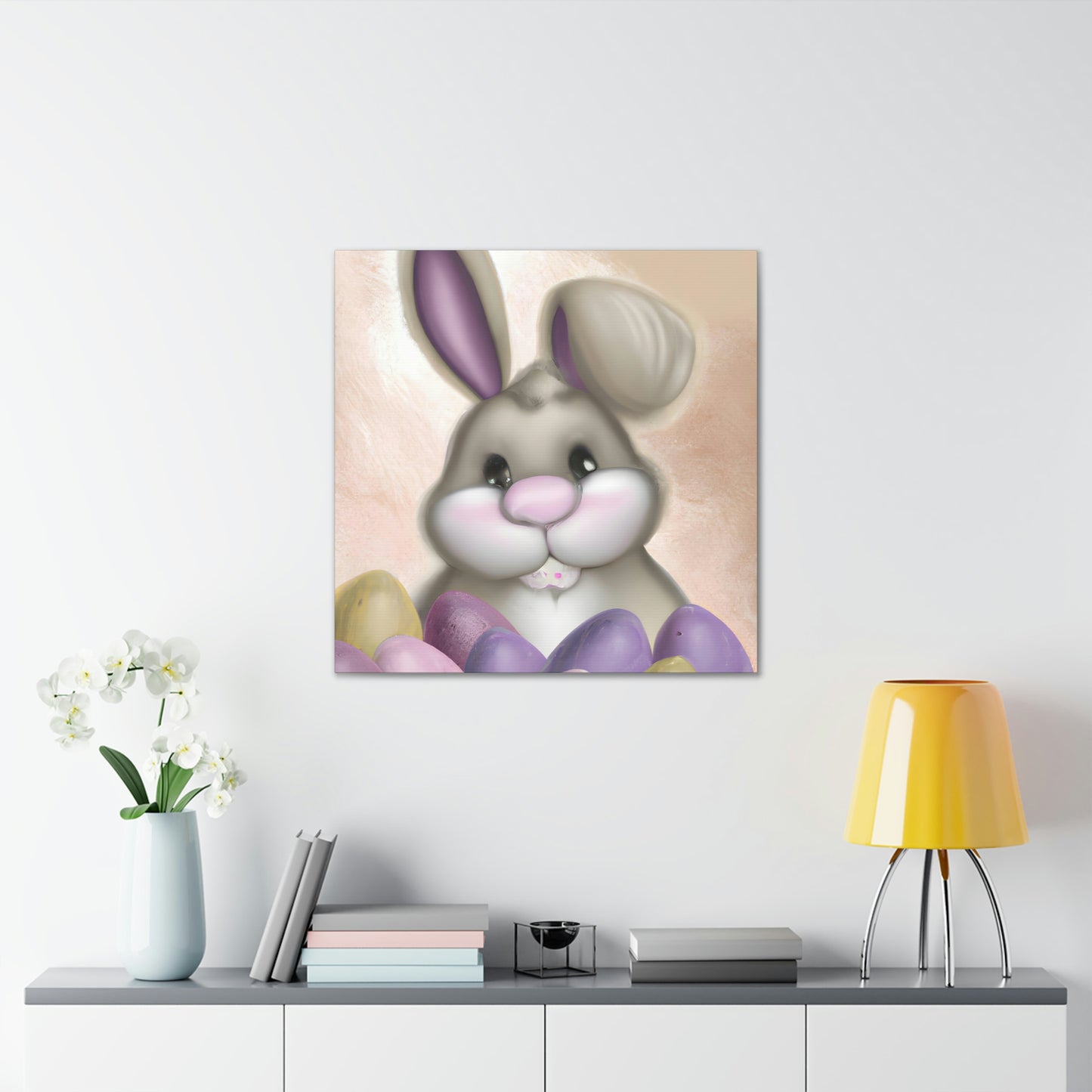 "Hopping Through Easter" - Canvas