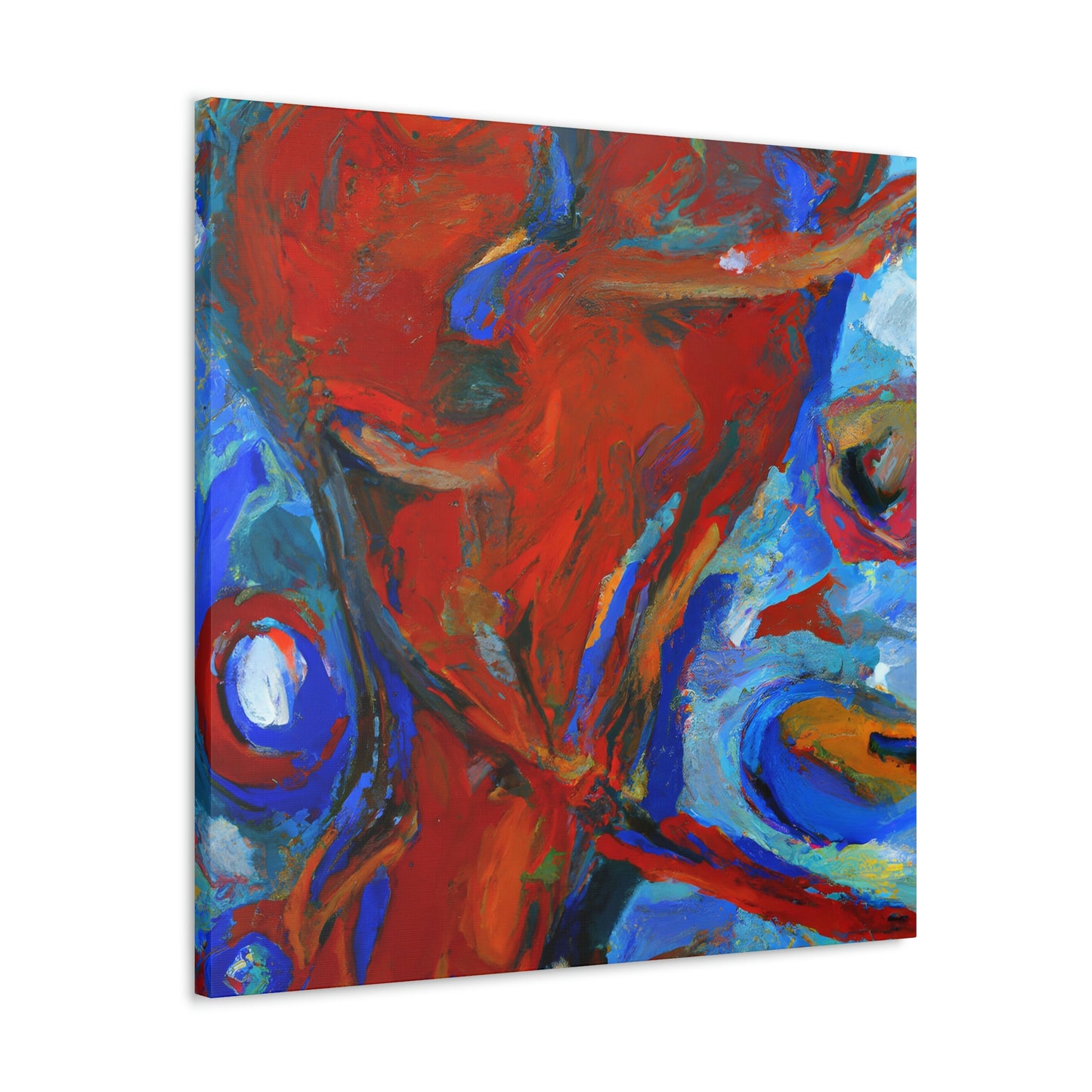 La Pluie Rouge. - Canvas