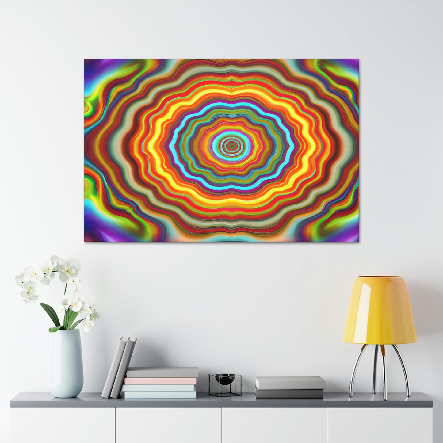 Moonflower Rainbowdance - Canvas