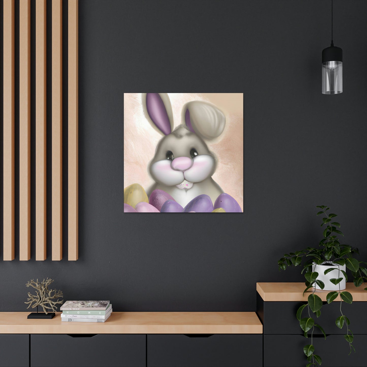 "Hopping Through Easter" - Canvas