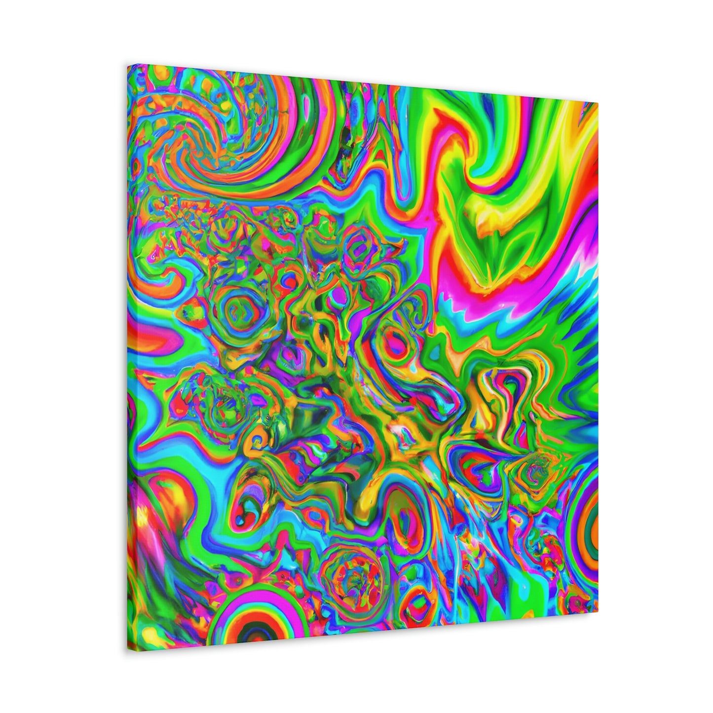 Rainbow Blossom - Canvas