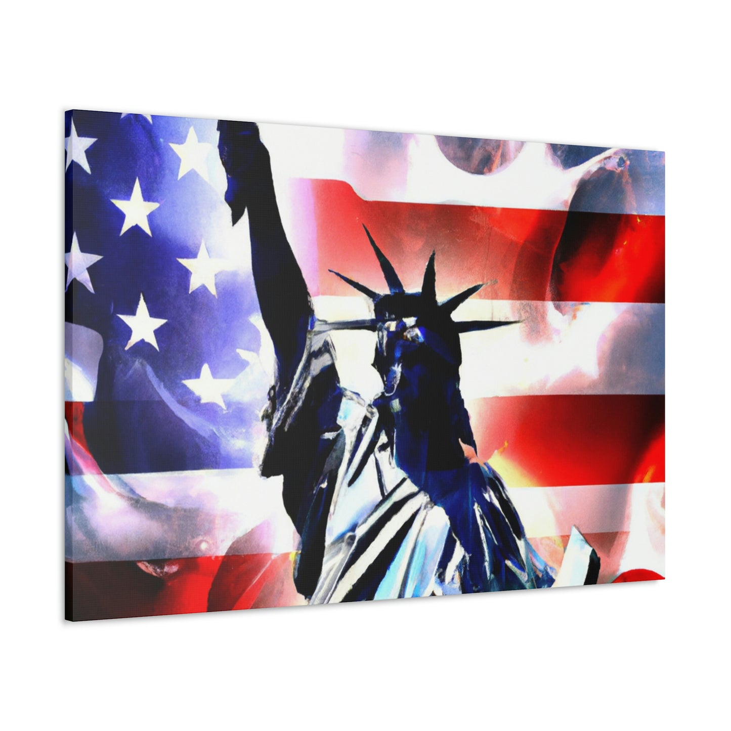 Statue of Liberty Flag - Canvas