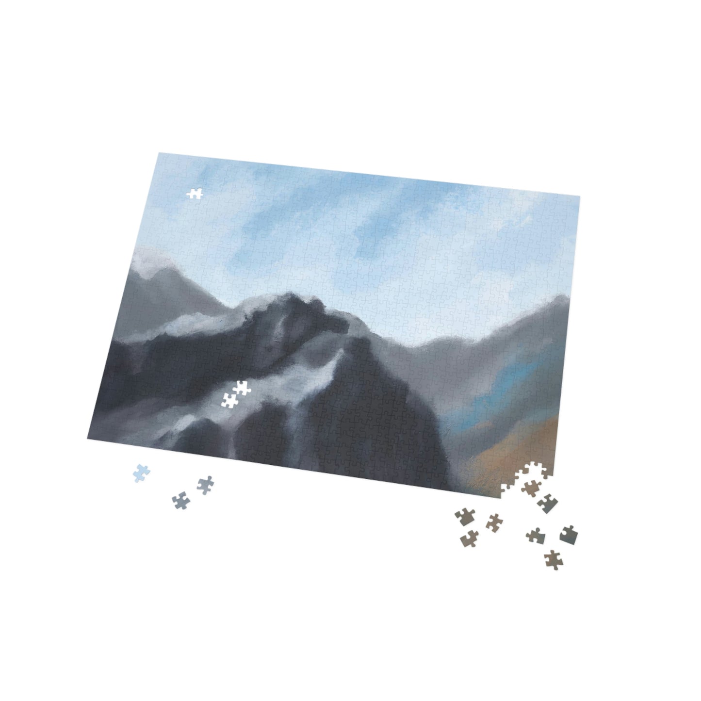 Snowy Peak Mountains - Puzzle