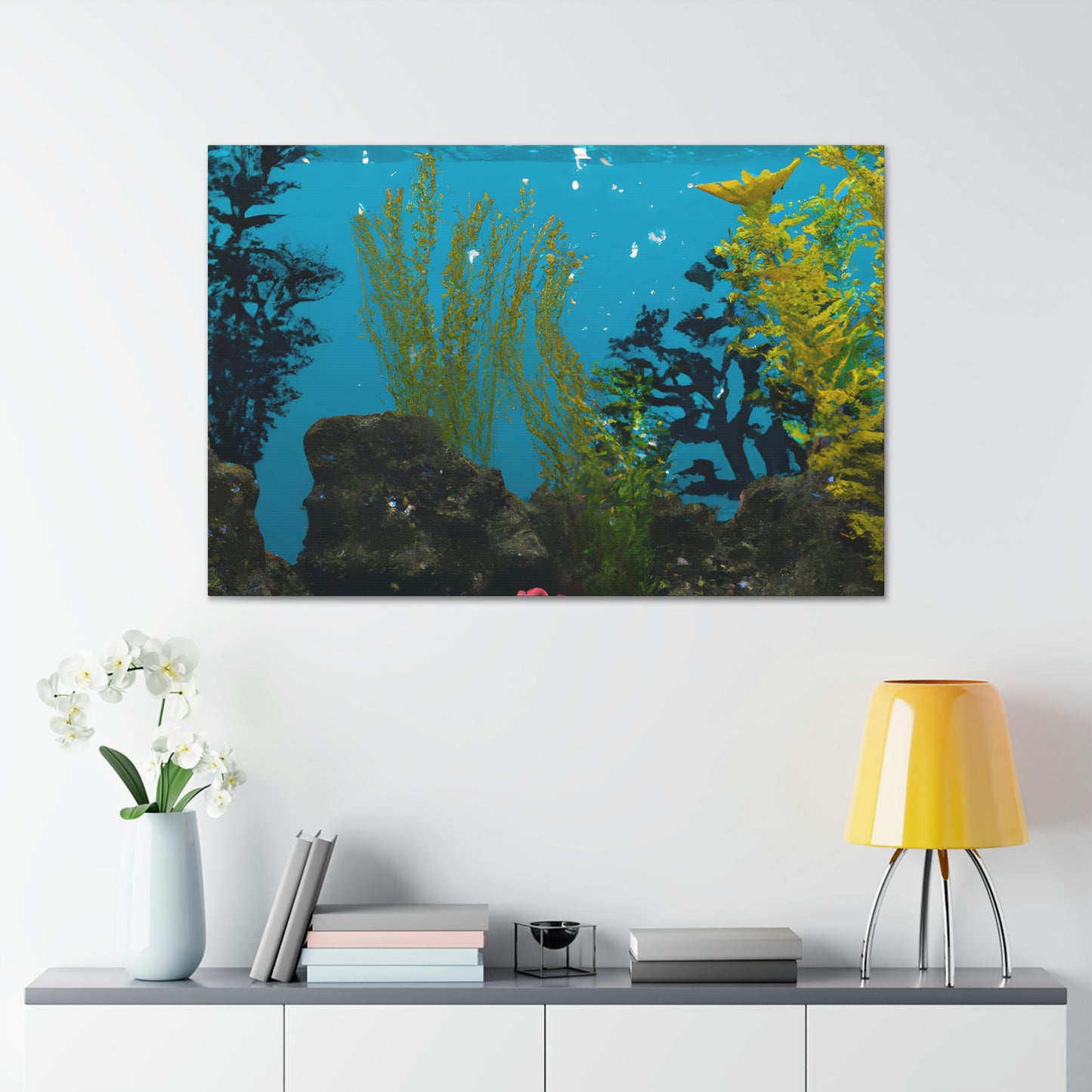 Coral Sea Pyramid - Canvas