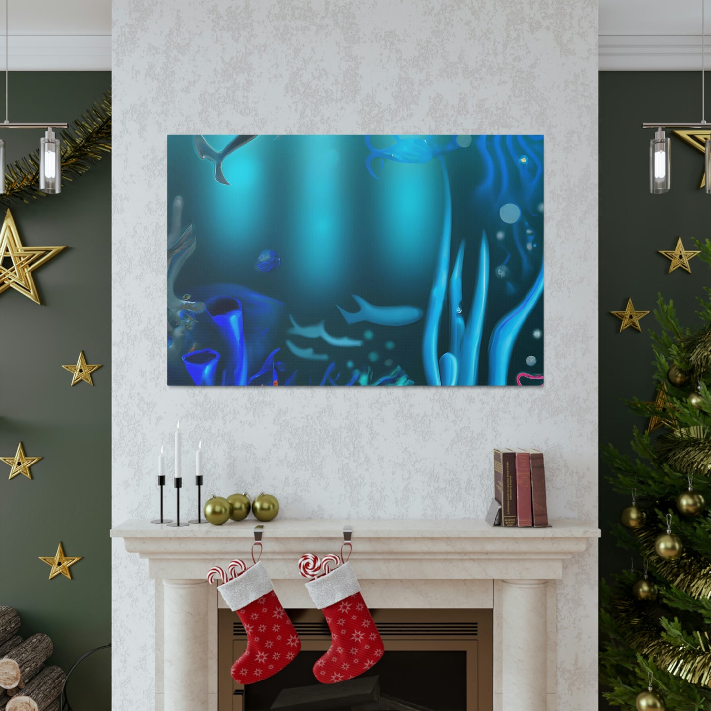 Nebula Anemone Reef - Canvas