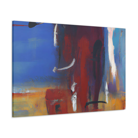 "Couleurs abstraites" - Canvas