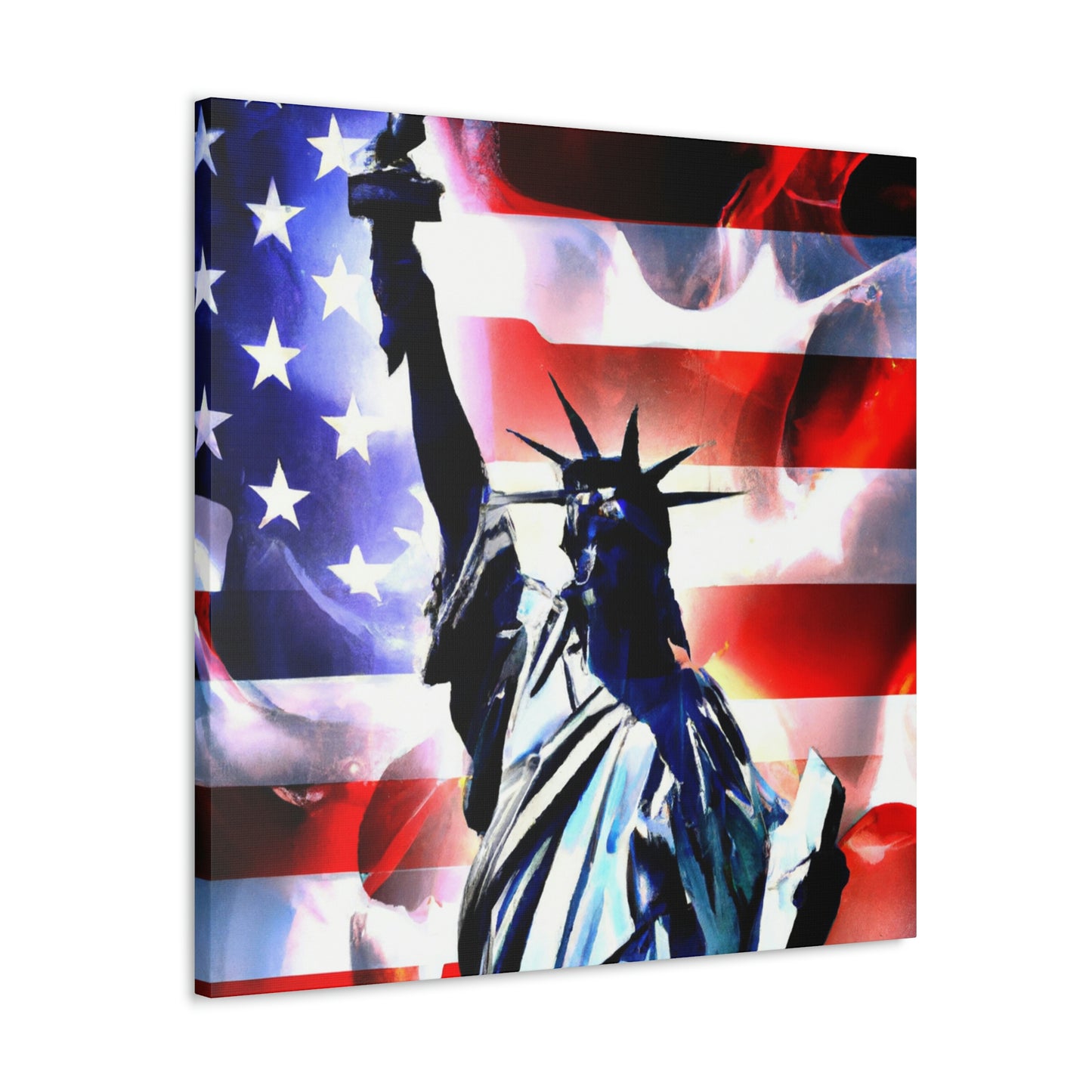 Statue of Liberty Flag - Canvas