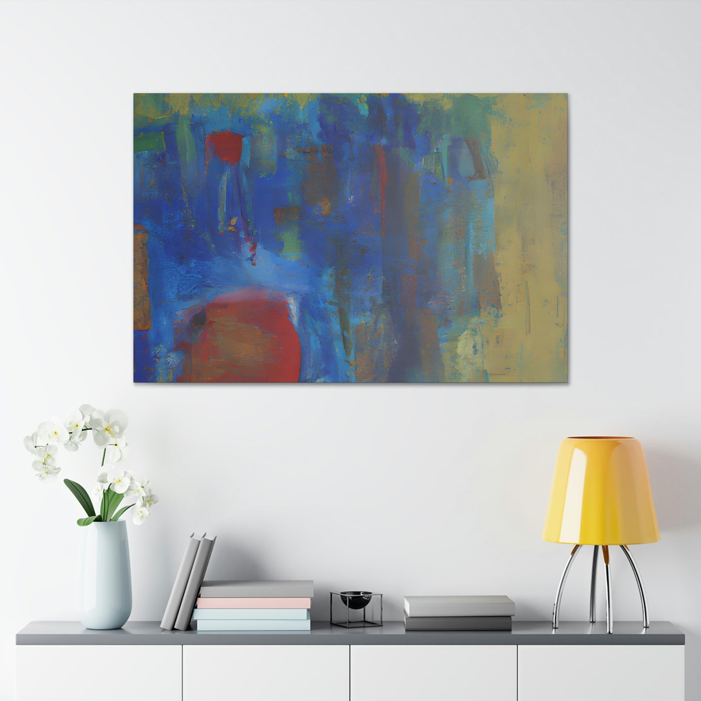 "L'inattendu Bleu" - Canvas