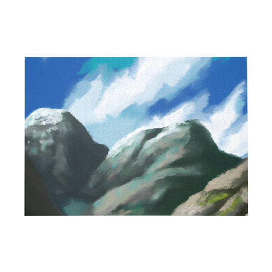 Majestic Peak Mountain Range - Puzzle