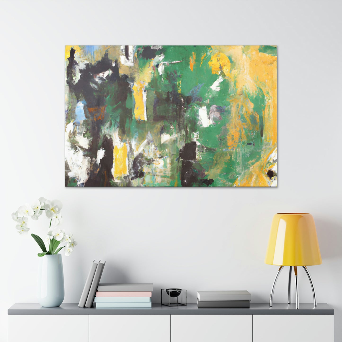 "Lumière Verte" - Canvas