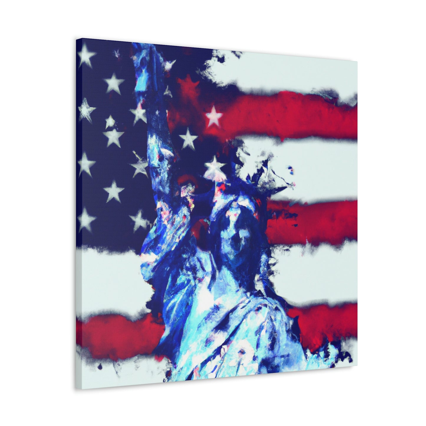 Statue of Liberty Flag - Canvas