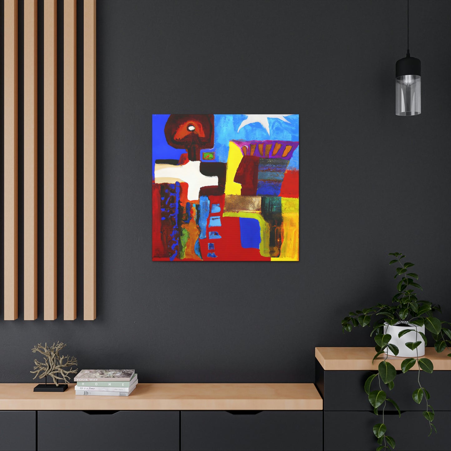 "Le regard Réfléchi" - Canvas